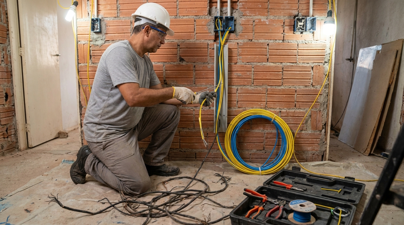 Adequação de Fiação em Carapicuíba‑SP