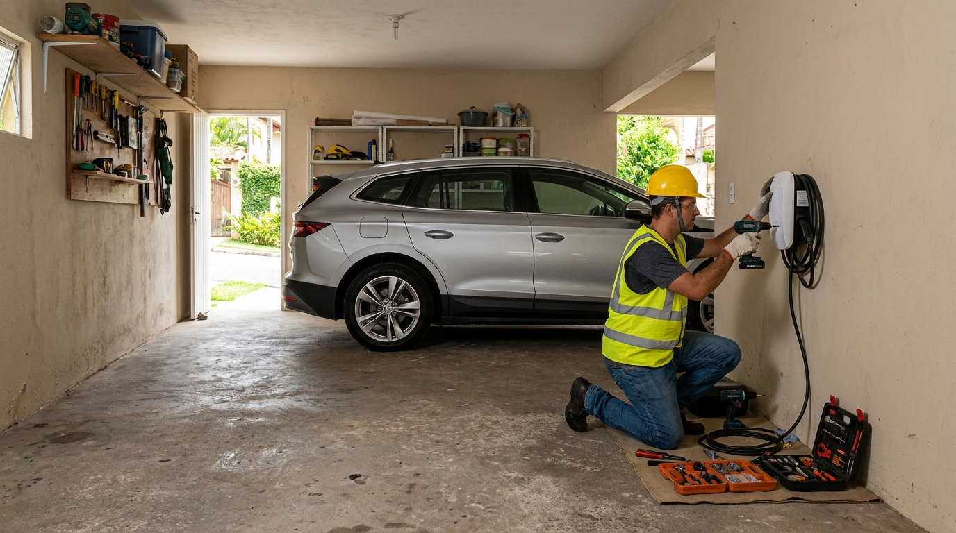 Instalação em Garagem ou Condomínio em Carapicuíba‑SP